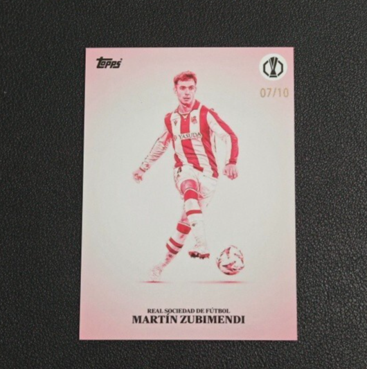 2024-25 Topps Simplicidad UCC REAL SOCIDAD Martín Zubimendi /10 SPAIN