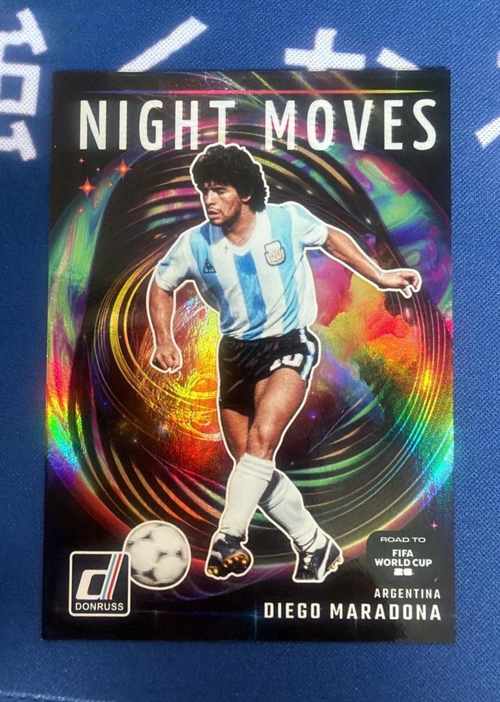 2025-26 Panini DONRUSS World Cup ARGENTINA LEGEND DIEGO MARADONA NIGHT MOVES SP