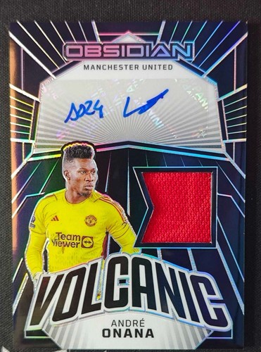 2023-24 PANINI OBSIDIAN SOCCER UEFA MANCHESTER UNITED ANDRE Onana AUTO /199