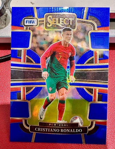 [TC05523] 2024 Panini SELECT FIFA Soccer PORTUGAL CRISTIANO RONALDO CR7 BLUE TERRACE SP