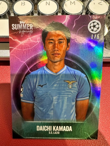 [TC02076] 2023 Topps Summer Signings UEFA LAZIO DAICHI KAMADA CRYSTAL PALACE 1/5 JAPAN