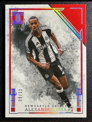 [TC06582] 2024-25 PANINI EPL IMPECCABLE NEWCASTLE ALEXANDER ISAK RED /11