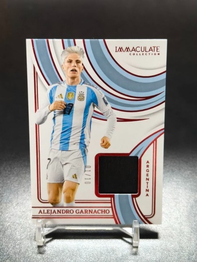 [TC06720] 2024-25 Panini Immaculate Soccer Argentina ALEJANDRO GARNACHO RELIC CARD 1/10