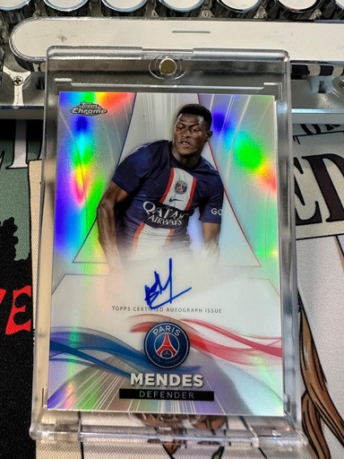 [TC03682] 2022-23 Topps Chrome PSG NUNO MENDES On Card Autograph /75 Best Defender
