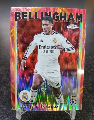 [TC06487] 2024-25 Topps Chrome UEFA Real Madrid Jude Bellingham Red Refractor