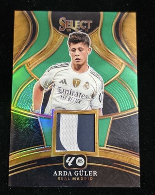 [TC06899] 2025-26 Panini LA LIGA SELECT Real Madrid ARDA GULER Relic Card Green /5