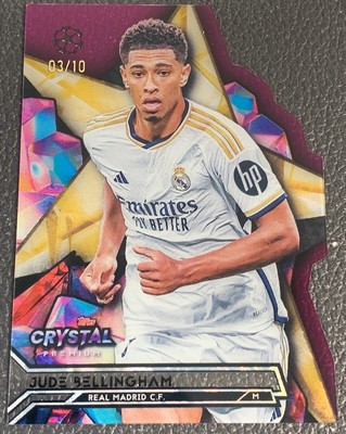 [TC06226] 2023-24 Topps Crystal Premium UEFA Real Madrid England Jude Bellingham Red /10