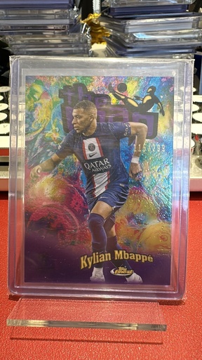 [TC02351] 2023 Topps FINEST UEFA KYLIAN MBAPPE THE MAN SSP /299 REAL Madrid