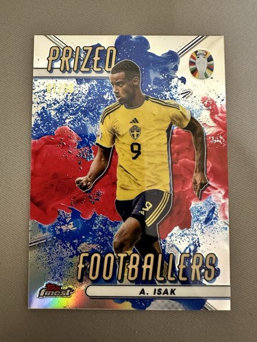 [TC03660] 2024 TOPPS Finest Road To UEFA Euro Alexander Isak Prized Footballers /50